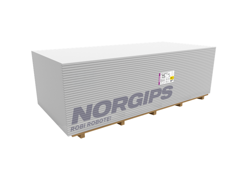 NORGIPS S ACOUSTIC 12,5 мм вид A