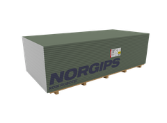 NORGIPS S GKFI 15 мм вид DFH2