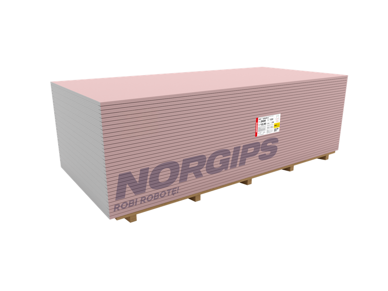 NORGIPS S GKF 12,5 мм вид DF