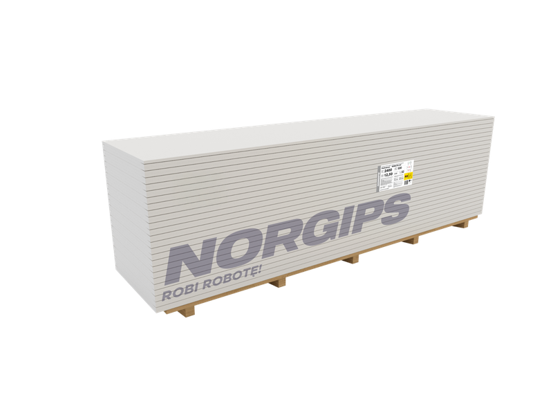 NORGIPS KP ПІДЛОГОВА ПЛИТА 12,5 мм вид DFIR