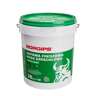 Norgips Extra Finish 28kg small.png, Продукція NORGIPS в зміненій упаковці!